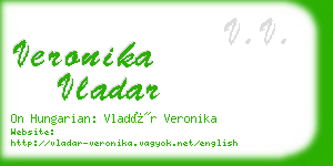 veronika vladar business card